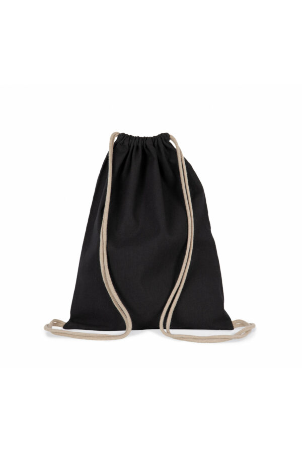 Sac à dos recyclé à cordon coulissant black night