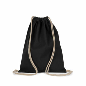 Sac à dos recyclé à cordon coulissant black night