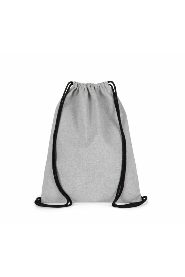 Sac à dos recyclé à cordon coulissant flint grey