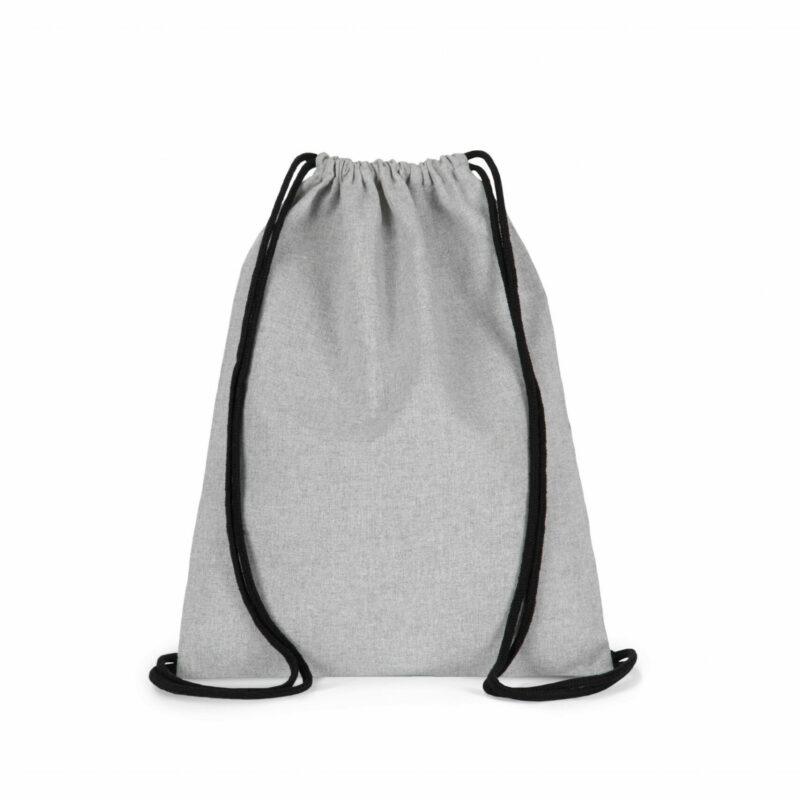 Sac à dos recyclé à cordon coulissant flint grey