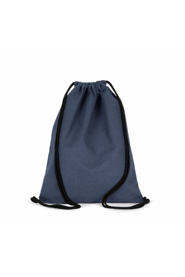 Sac à dos recyclé à cordon coulissant horizon blue