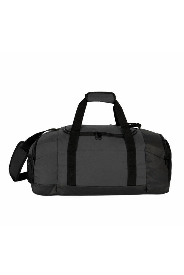 Sac de sport recyclé avec double compartiment latéral black