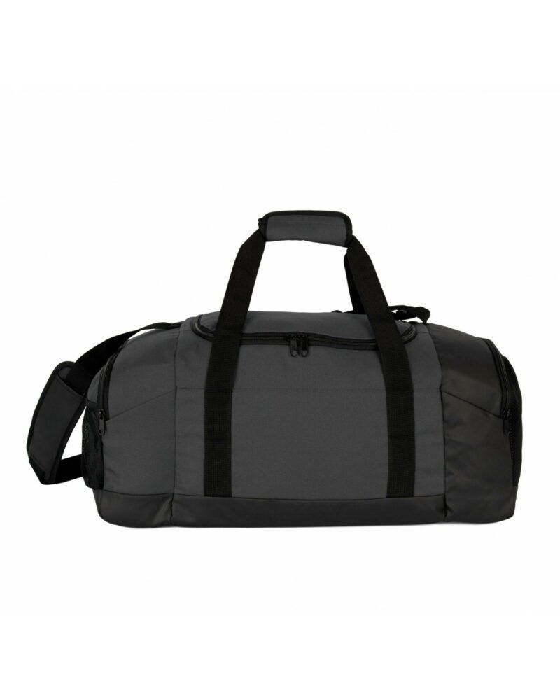 Sac de sport recyclé avec double compartiment latéral black