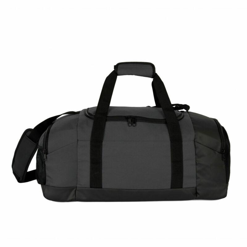 Sac de sport recyclé avec double compartiment latéral black