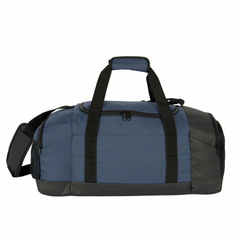 Sac de sport recyclé avec double compartiment latéral deep blue/black