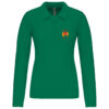 POLO MANCHES LONGUES FEMME DON BOSCO KELLY GREEN