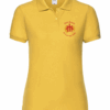 Polo Jaune Manches Courtes Femme Don Bosco