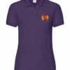 Polo Violet Manches Courtes Femme Don Bosco
