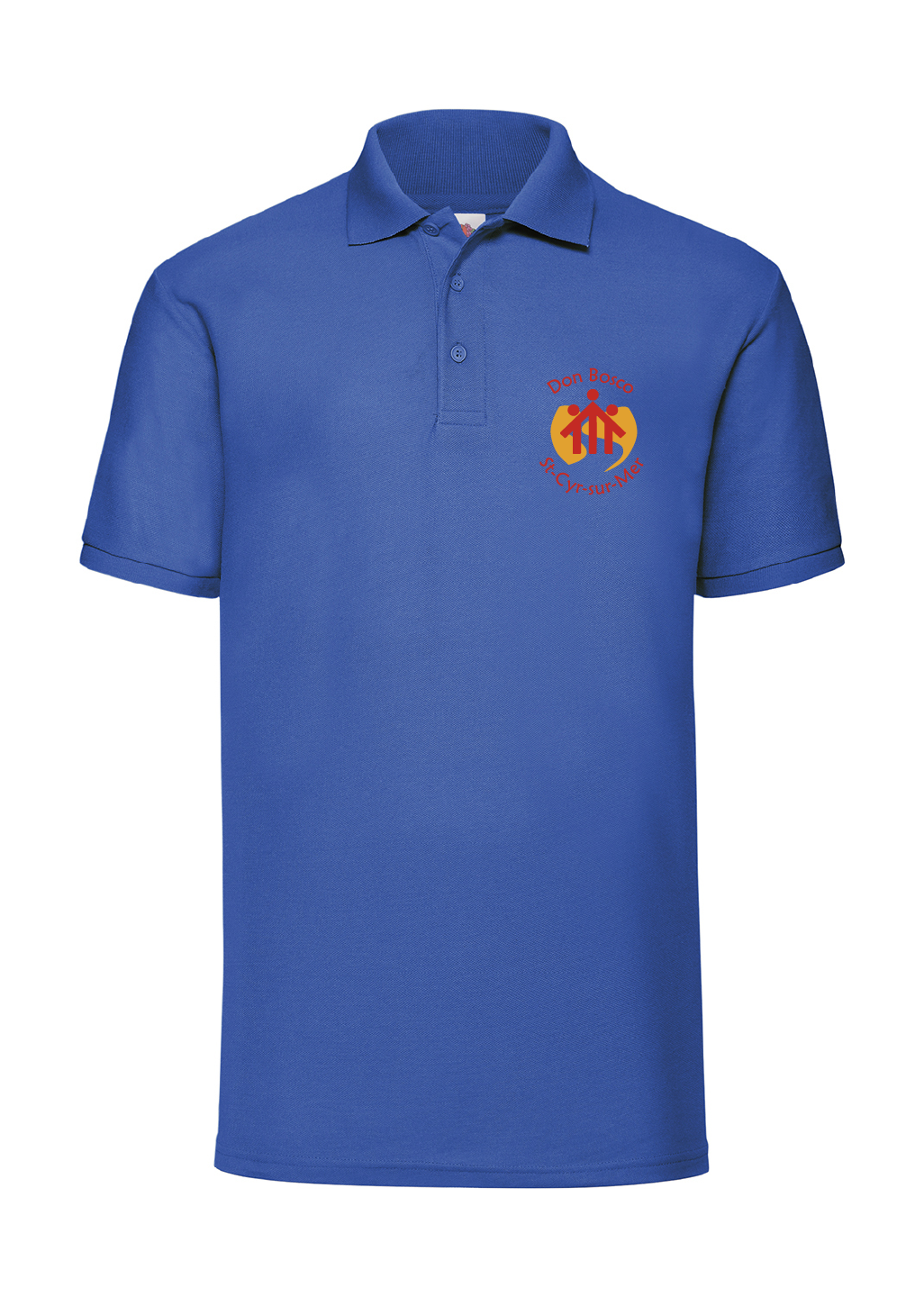 Polo Royal bleu Manches Courtes Homme Don Bosco