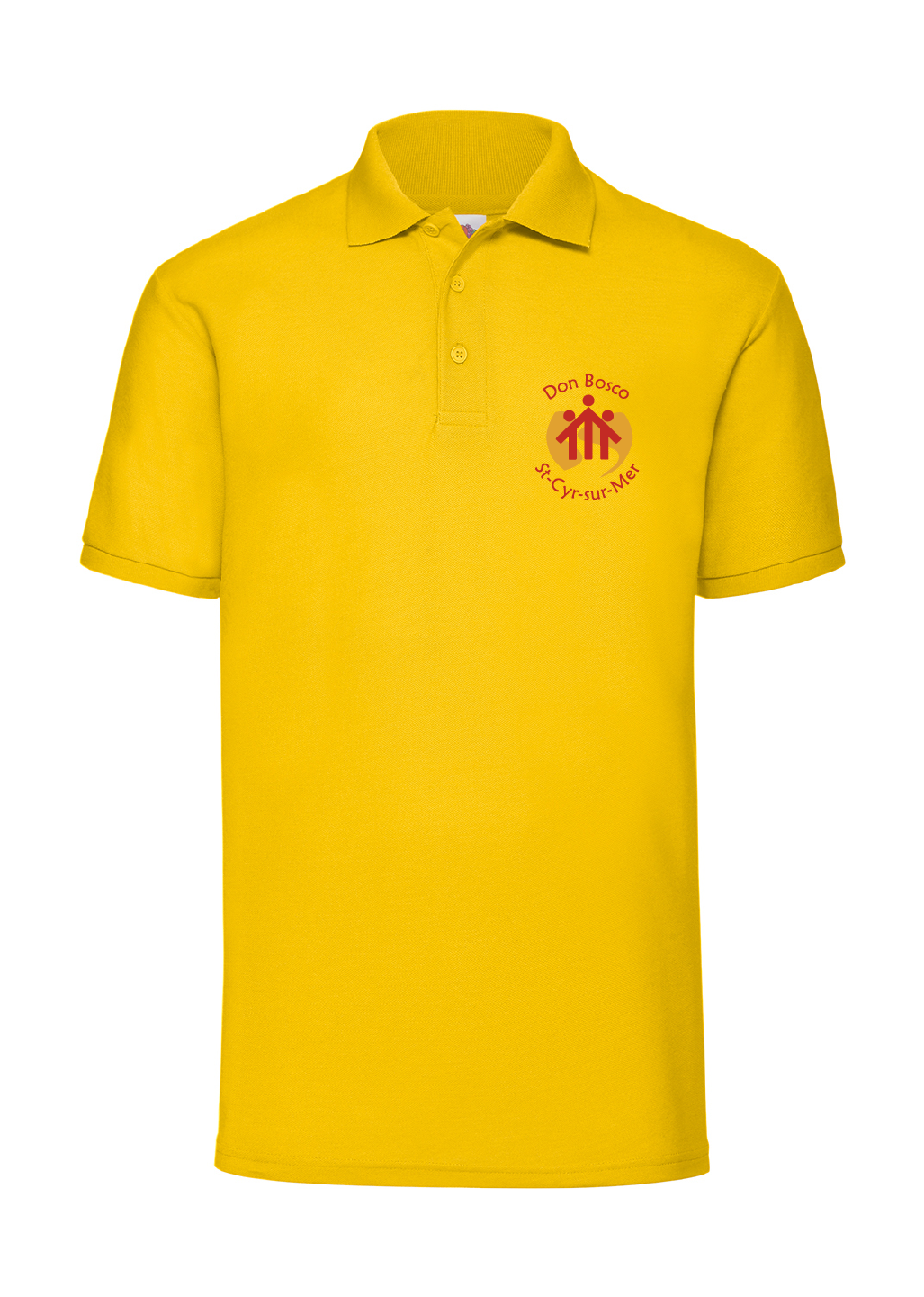 Polo Jaune Manches Courtes Homme Don Bosco