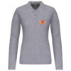 POLO MANCHES LONGUES FEMME DON BOSCO OXFORD GREY
