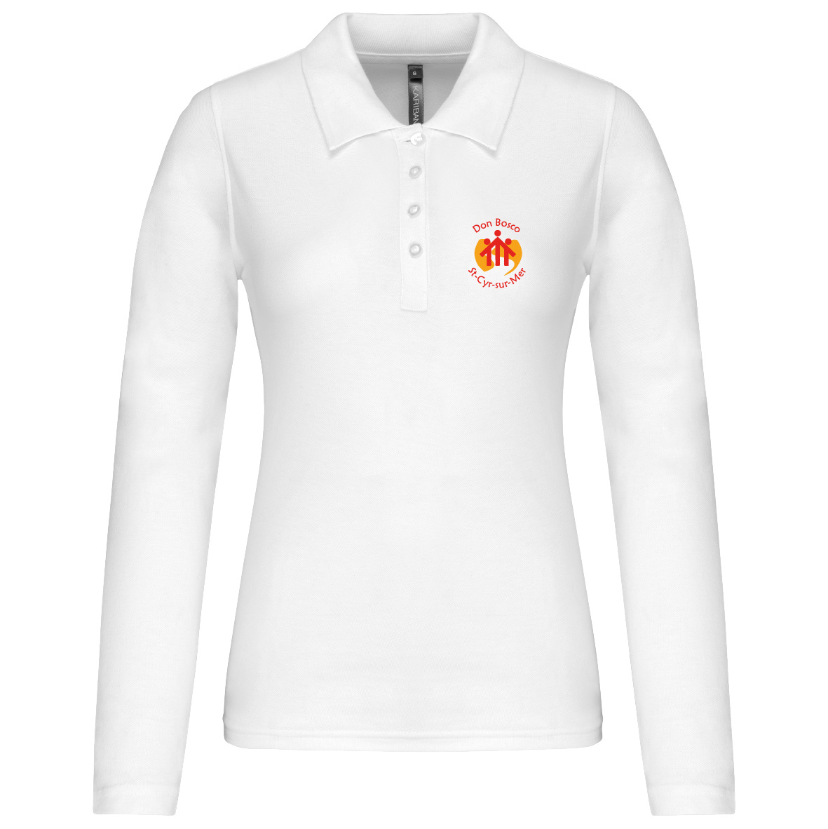 POLO MANCHES LONGUES FEMME DON BOSCO BLC