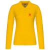 POLO MANCHES LONGUES FEMME DON BOSCO JAUNE