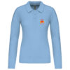 POLO MANCHES LONGUES FEMME DON BOSCO SKY BLUE