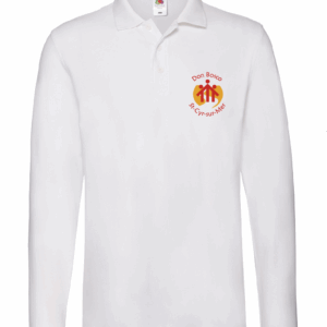Polo Blanc Manches Longues Adulte Don Bosco