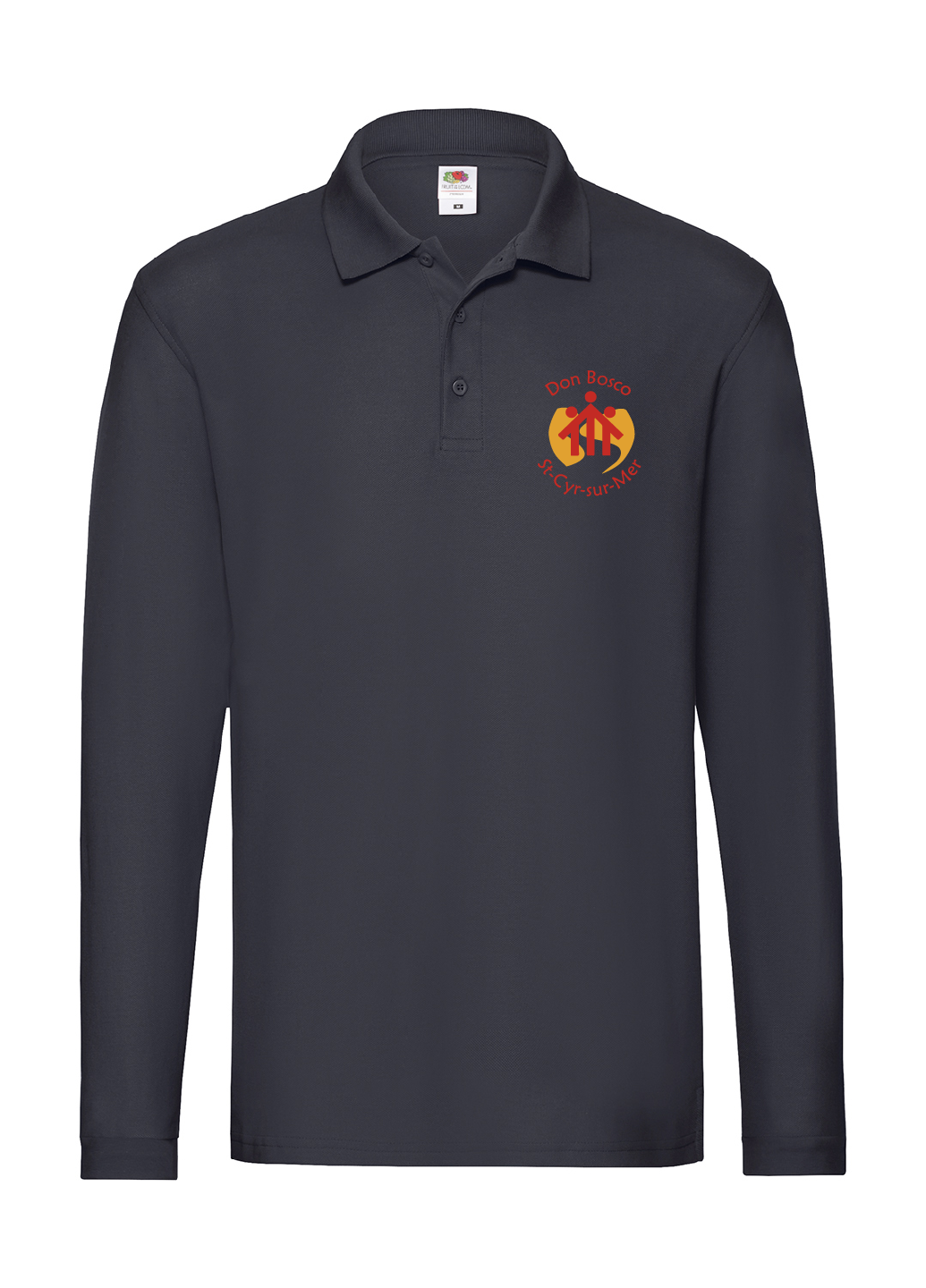 Polo Navy Manches Longues Adulte Don Bosco