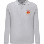 Polo Gris chiné Manches Longues Enfant Don Bosco