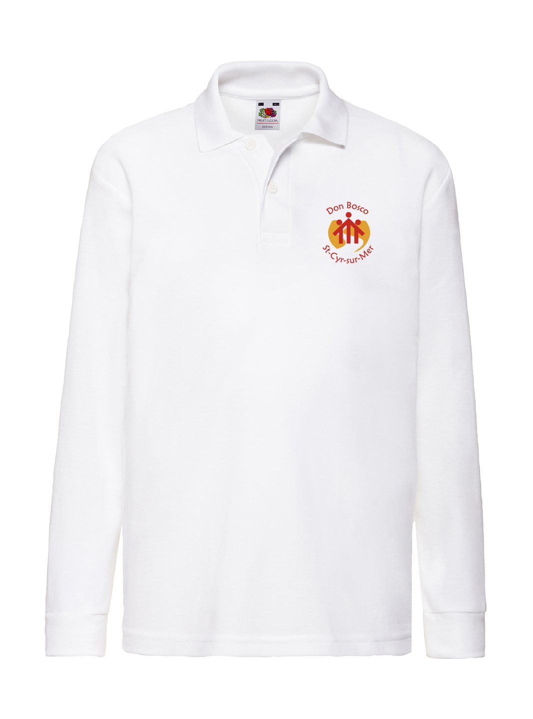 Polo Blanc Manches Longues Enfant Don Bosco
