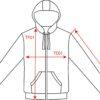 GUIDE DE TAILLE SWEAT ZIPPE