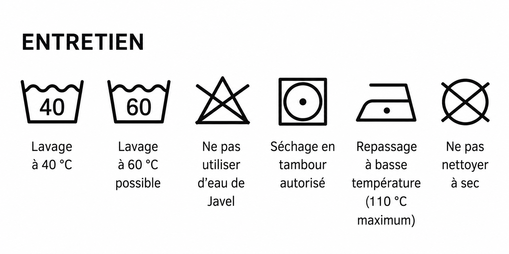 CARACTERISTIQUE D'ENTRETIENT