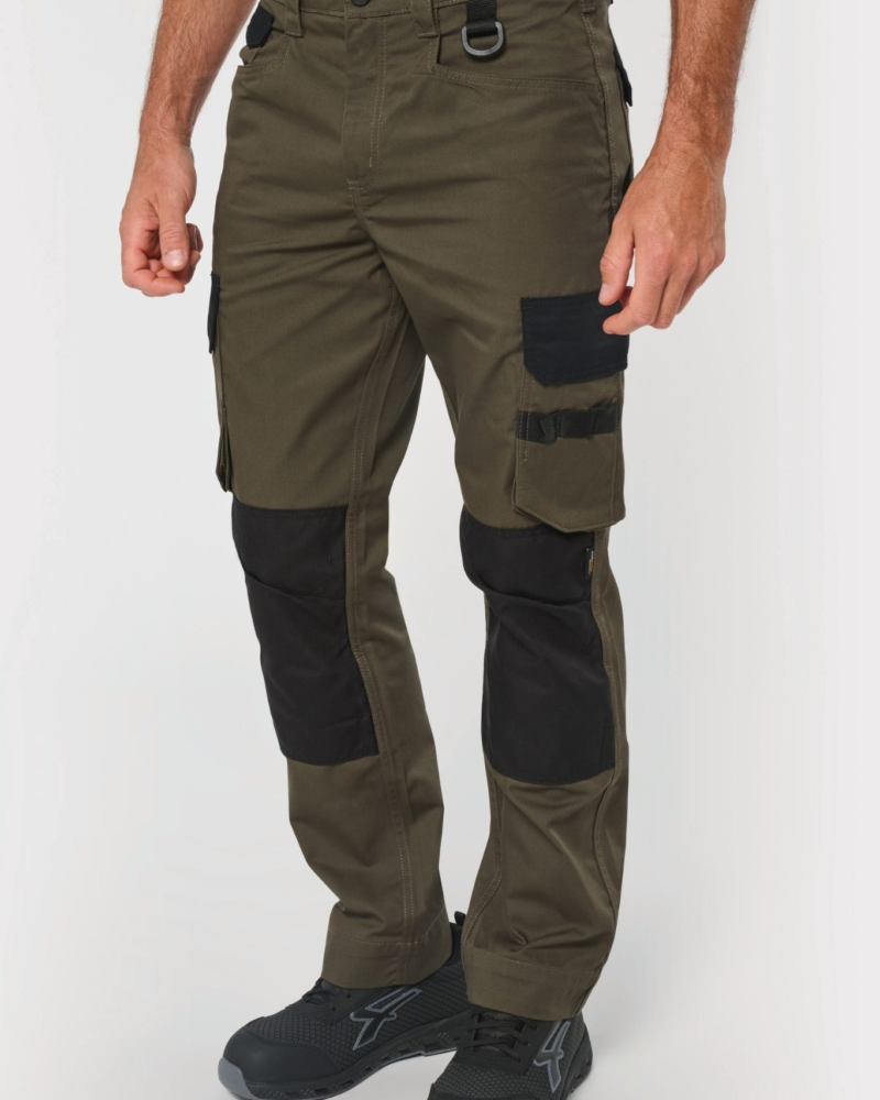 Pantalon de travail bicolore homme