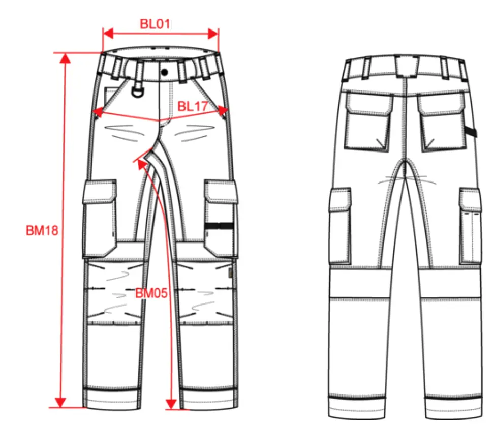 Pantalon de travail performance recyclé homme – Image 4
