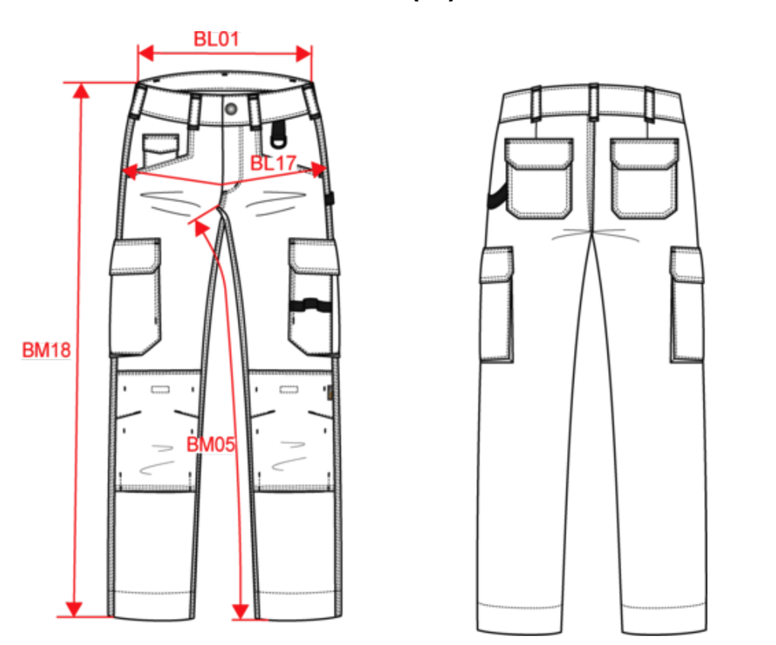 Pantalon de travail bicolore homme – Image 7