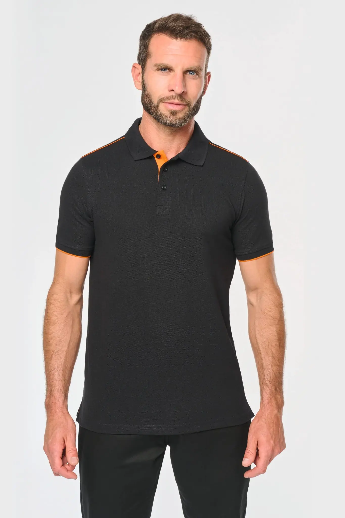 Polo Day To Day contrasté manches courtes homme – Image 1