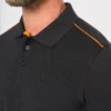 Polo Day To Day contrasté manches courtes homme - Thumbnail Image 2