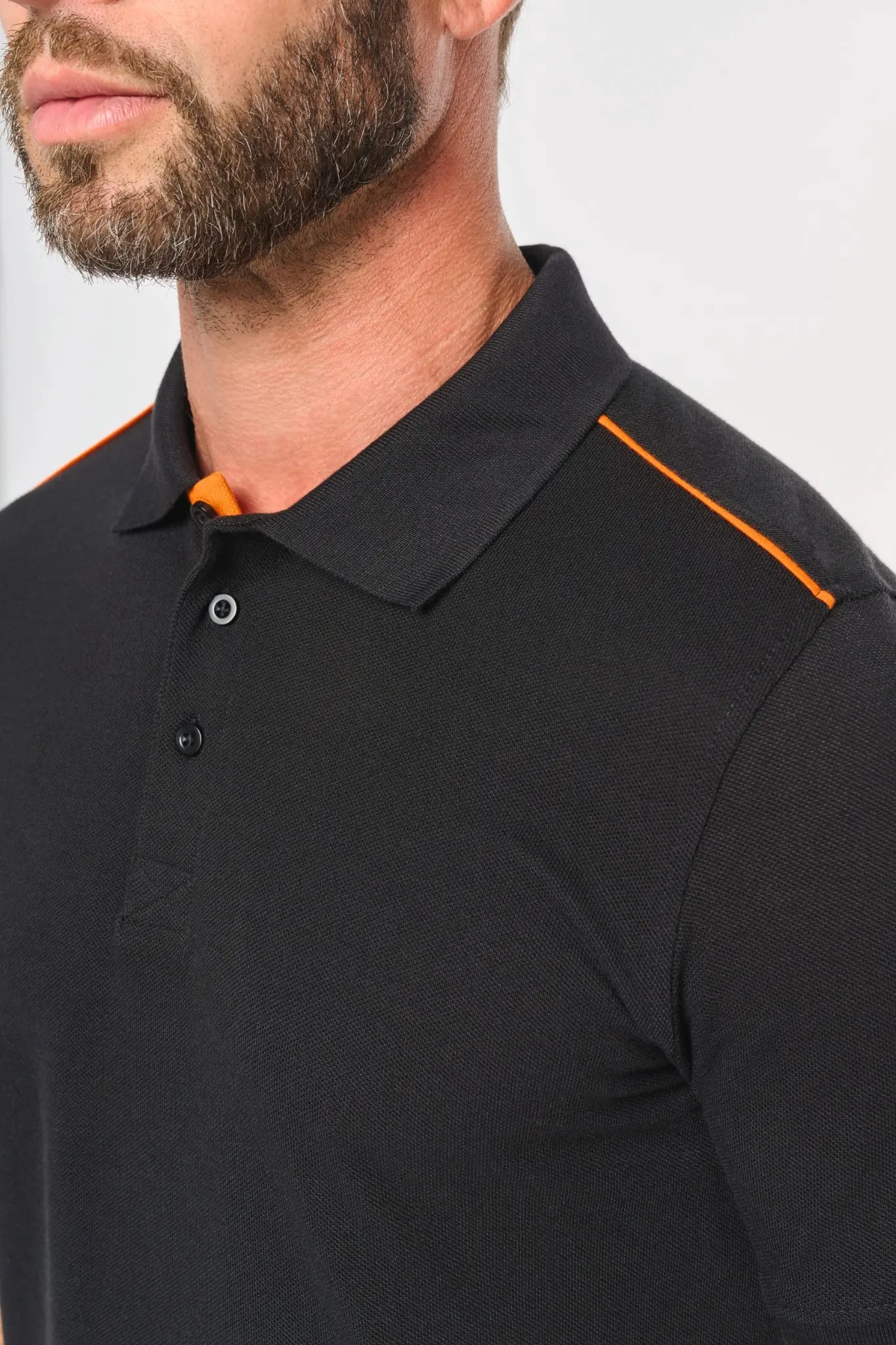 Polo Day To Day contrasté manches courtes homme – Image 2