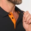 Polo Day To Day contrasté manches courtes homme - Thumbnail Image 3