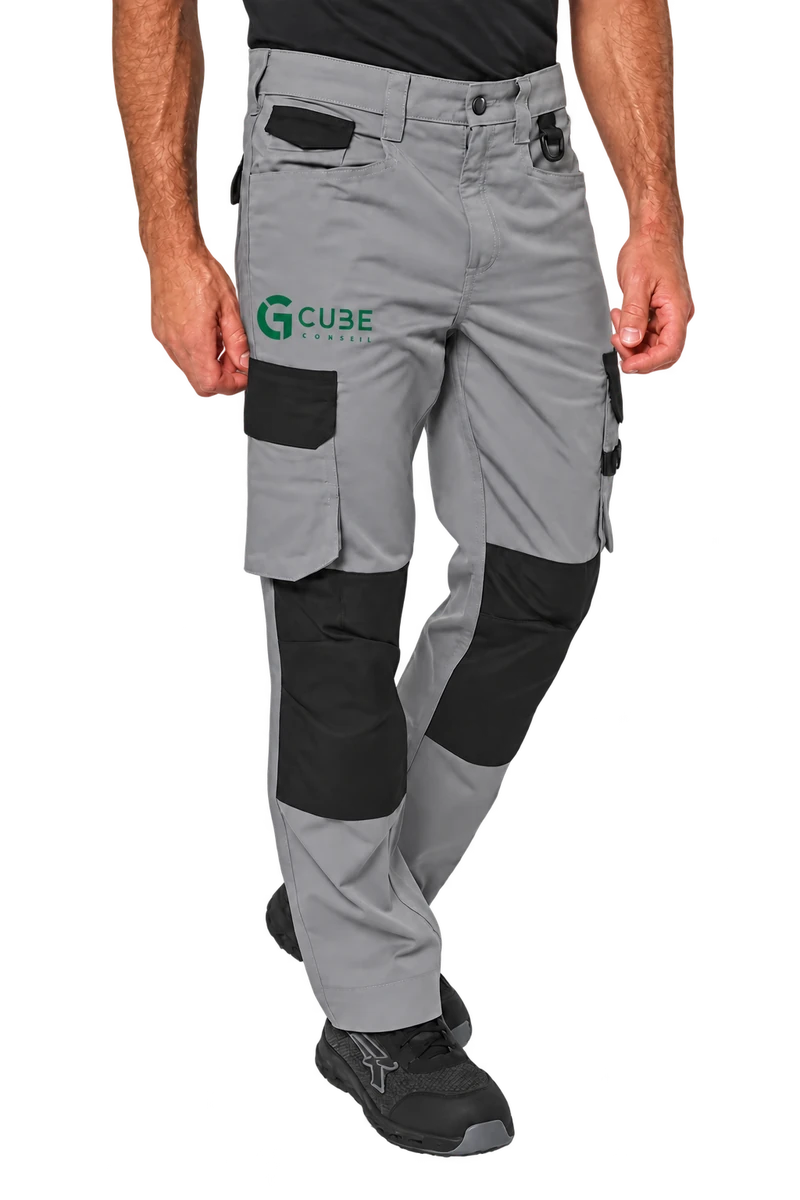 Pantalon de travail bicolore homme G-Cube – Image 1