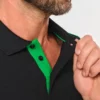 Polo Day To Day contrasté manches courtes homme G-Cube - Thumbnail Image 2