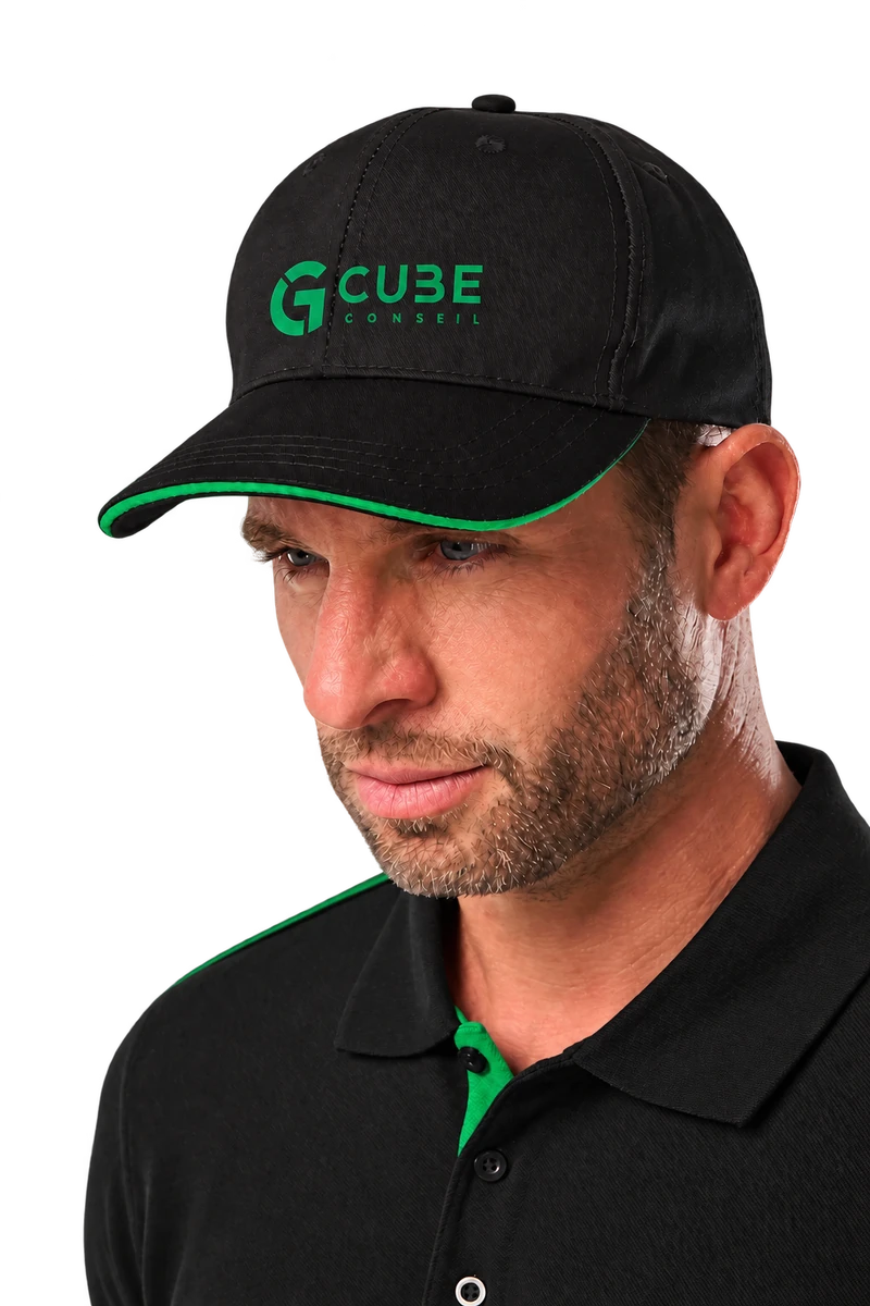 Casquette sandwich contrasté 6 panneaux G-Cube – Image 1